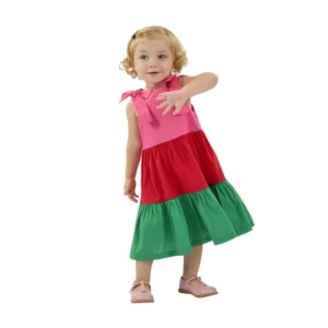 Vestido Infantil Cores Nini Bambini